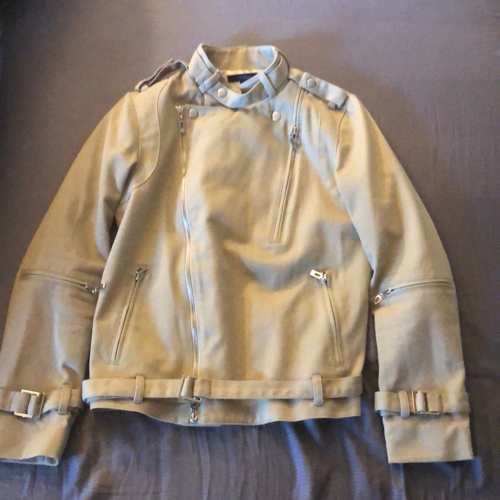 Alice Ritter tan canvas moto jacket - Picture 6 of 6
